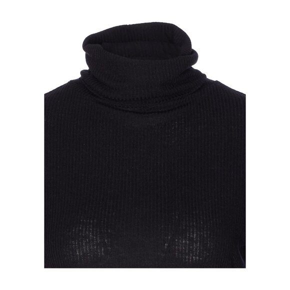 Loulou Studio Gallinara Top in Black X-Small New Womens Long Sleeve Turtleneck - Picture 10 of 15